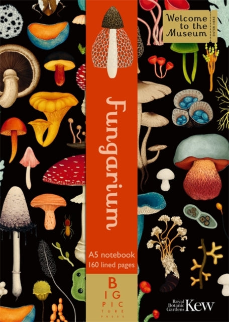 Fungarium A5 Notebook: A luxury gold-foiled Welcome to the Museum journal