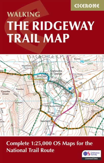 The Ridgeway Trail Map: Complete 1:25,000 OS Maps for the National Trail Route