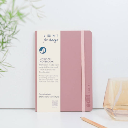 A5 Notebook EDIT - Powder Pink