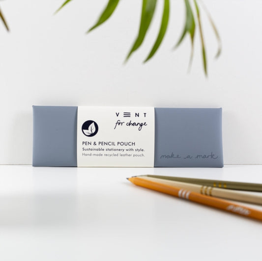 Make a Mark Pen Pouch - Dusty Blue