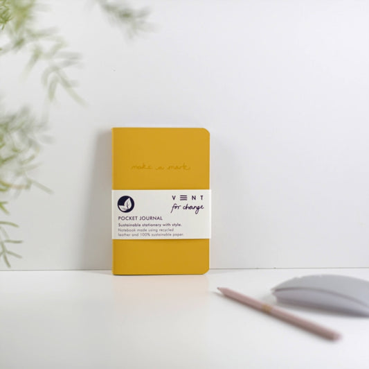 Make a Mark A6 Pocket Journal - Yellow