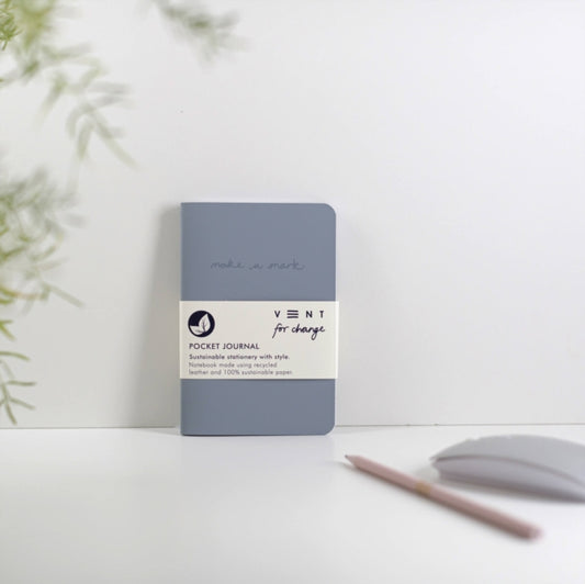Make a Mark A6 Pocket Journal - Dusty Blue