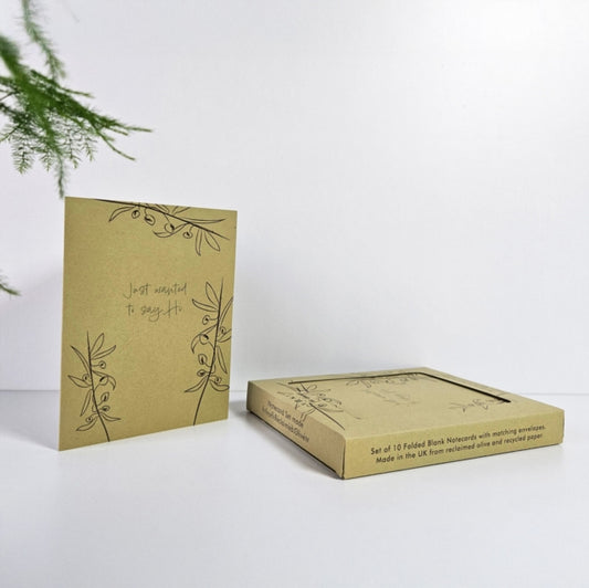 Notecard Set - Olive
