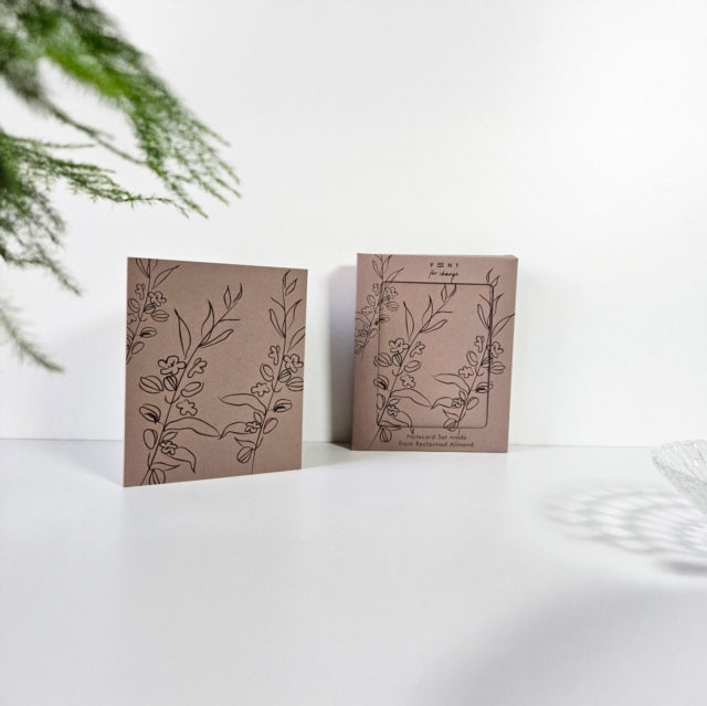Notecard Set - Almond
