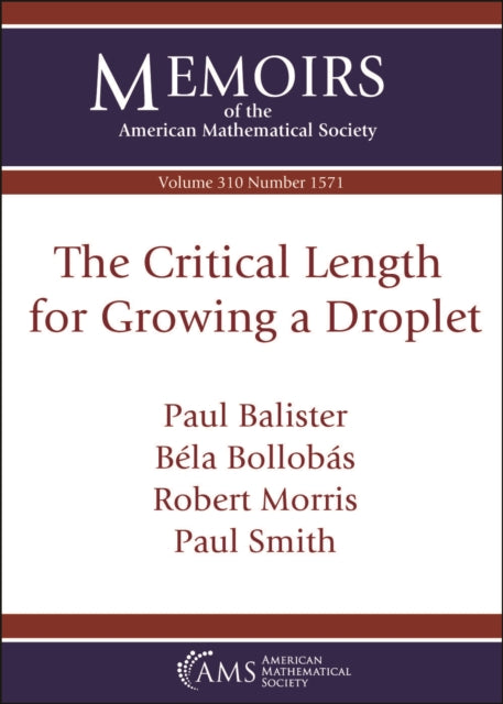 The Critical Length for Growing a Droplet