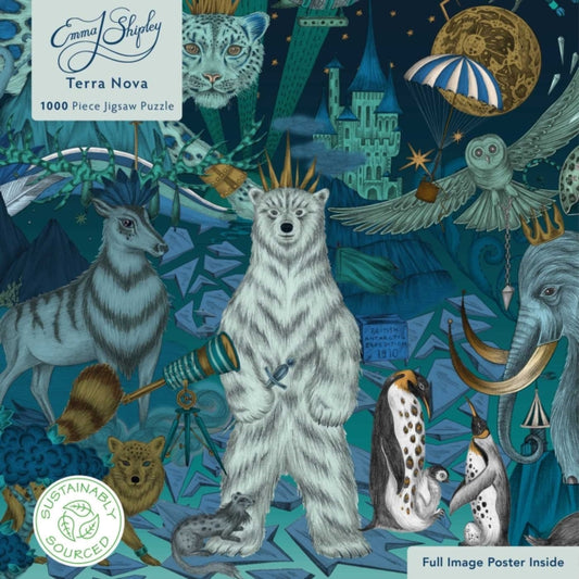 Adult Sustainable Jigsaw Puzzle Emma J Shipley: Terra Nova: 1000-pieces. Ethical, Sustainable, Earth-friendly