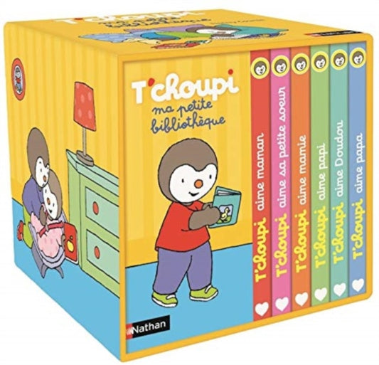 Ma petite bibliotheque T'choupi: Contient 6 livres