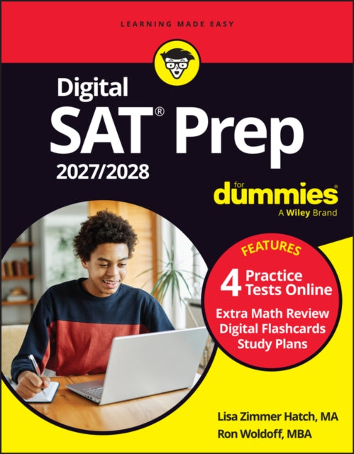 Digital SAT Prep 2027/2028 For Dummies: Book + 4 Full-Length Practice Tests & Flashcards Online