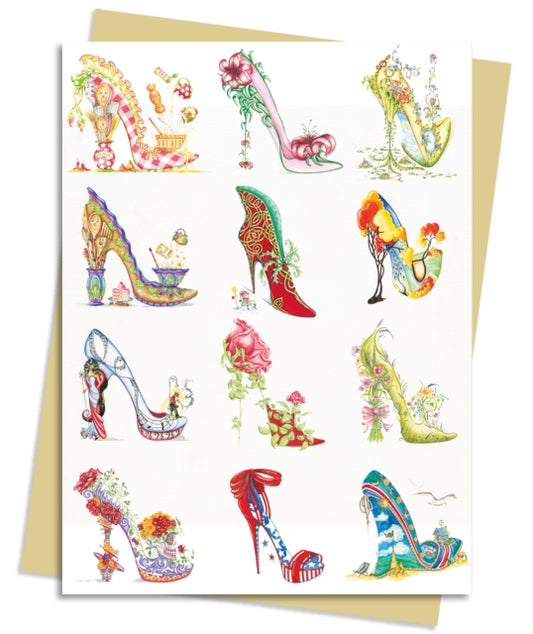 Sally King Design: The Art of the Shoe Greeting Card Pack: Pack of 6