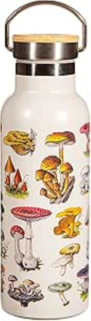Vintage Mushroom Metal Water Bottle