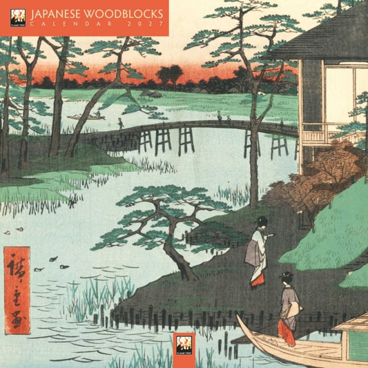Japanese Woodblocks Mini Wall Calendar 2027 (Art Calendar)