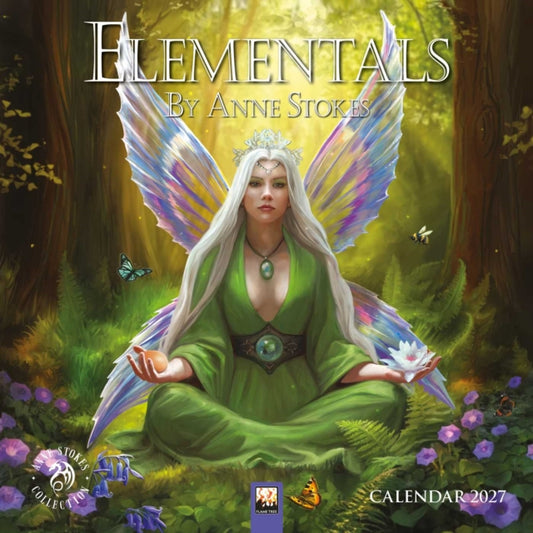 Elementals by Anne Stokes Mini Wall Calendar 2027 (Art Calendar)