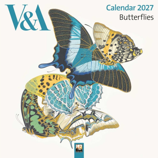 V&A: Butterflies by E.A. Seguy Mini Wall Calendar 2027 (Art Calendar)