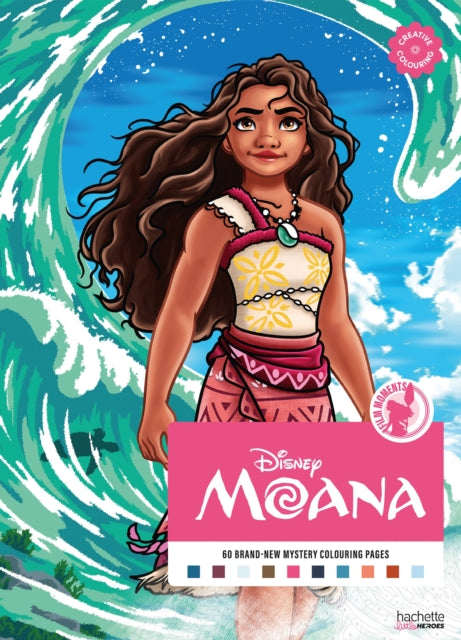 Mystery Colouring - Film Moments Moana: Reveal iconic Disney characters with colour by number