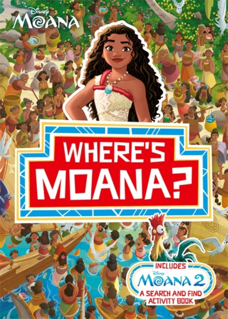 Where's Moana?: A Disney Moana Search and Find Activity Book