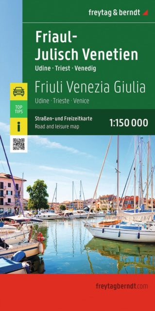 Friuli - Venezia - Giulia Road and Leisure Map: Udine - Trieste - Venice