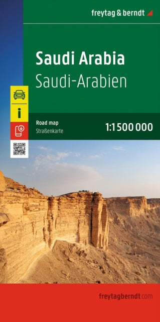 Saudi Arabia Road Map: 1:1,500,000 scale
