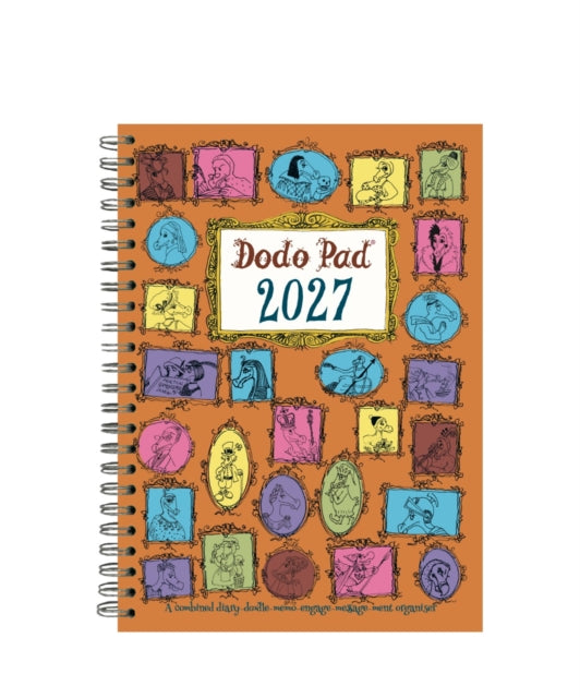 Dodo Pad A5 Diary 2027 - Calendar Year Week to View Diary: A Diary-Organiser-Planner Book with space for up to 5 people/appointments/activities. UK made, sustainable, plastic free