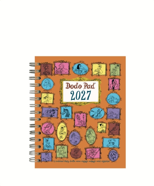 Dodo Pad Mini / Pocket Diary 2027 - Week to View Calendar Year: A Portable Diary-Organiser-Planner Book with space for up to 5 people/appointments/activities. UK made, sustainable, plastic free