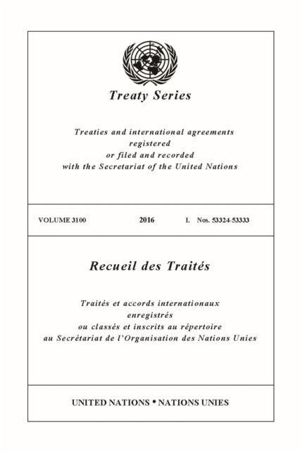 Treaty Series 3100 (English/French Edition)