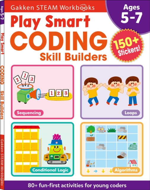 Play Smart Coding Skill Builders: For Ages 5-7 (Gakken STEAM Workbooks)