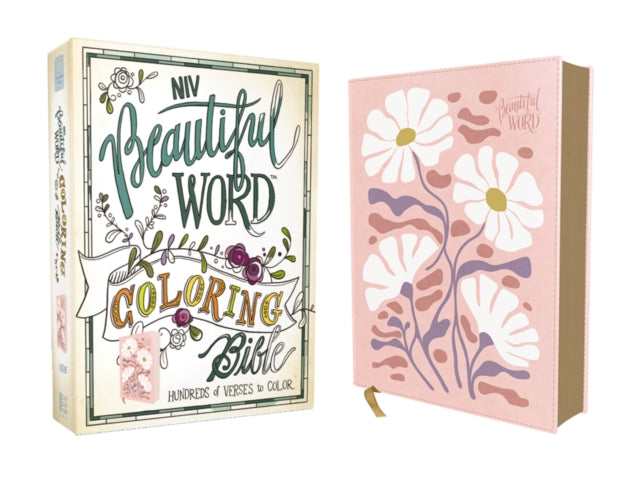 NIV, Beautiful Word Coloring Bible, Leathersoft, Pink: Hundreds of Verses to Color