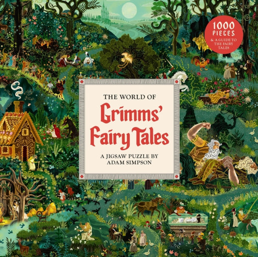 The World of Grimms' Fairy Tales: A 1000-piece jigsaw puzzle by Adam Simpson