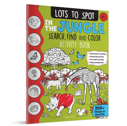 Lots to Spot In The Jungle: Search, Find and Color Activity Book