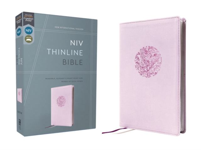 NIV, Thinline Bible, Leathersoft, Purple, Red Letter, Comfort Print