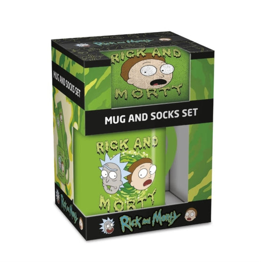 Rick And Morty (Portal) Mug & Sock Set