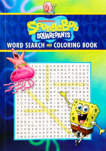 SpongeBob SquarePants Word Search and Coloring Book