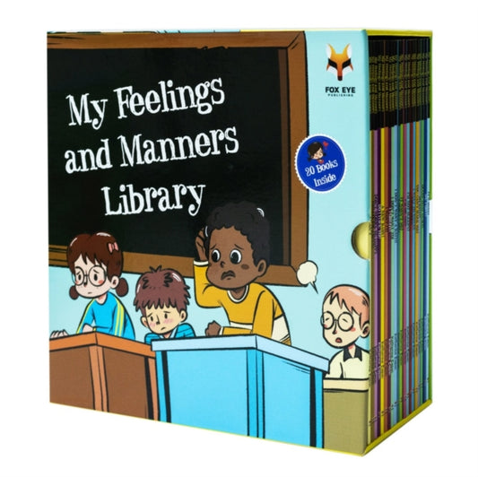 My Feelings and Manners Library 20 Books Box Set: Anxiety, Responsibilities, Physical Aggression, Separation Anxiety, Lying, Bad Manners, Trauma, Trying New Things, Sharing, Bad Manners, Bad Habits
