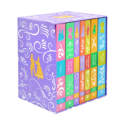 Jane Austen: The Complete 7 Books Hardcover Books Box Set: Emma, Pride and Prejudice, Persuasion, Sanditon and Other Tales, Northanger Abbey, Sense and Sensibility & Mansfield