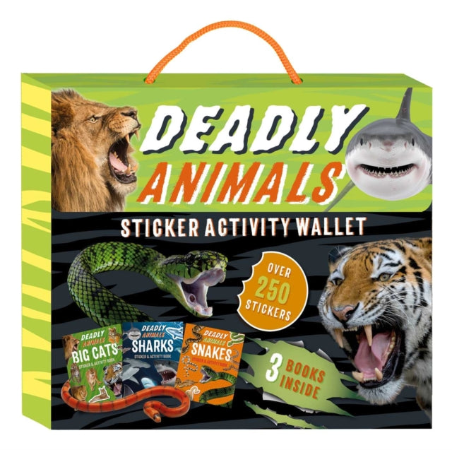 Deadly Animals Sticker & Activity Kit: with 3 Books and over 250 Stickers Included