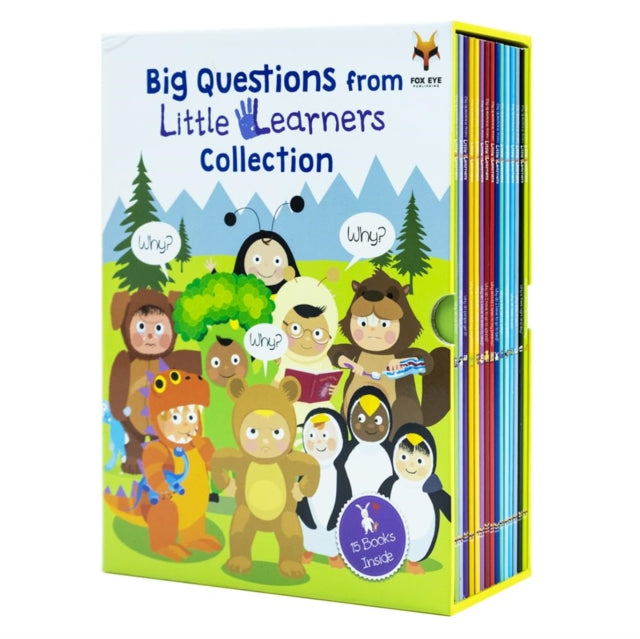 Big Questions from Little Learners 15 Book Set Collection: (Why is there day and night,Why do Bees buzz,Why is the sea so salty,Why do we all look differen,Why do i have to learn to read,Why should i listen to my parents)
