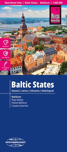 Baltic States (1:600.000): Estonia, Latvia, Lithuania and Kaliningrad region