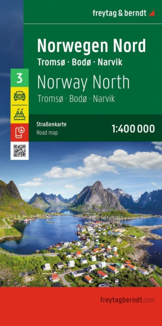Norway North - Road Map: Tromso - Bodo - Narvik