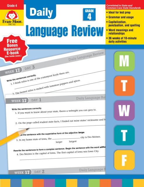 Daily Language Review Grade 4 Te