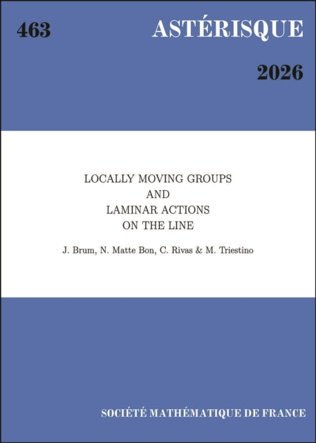 Locally Moving Groups and Laminar Actions on the Line