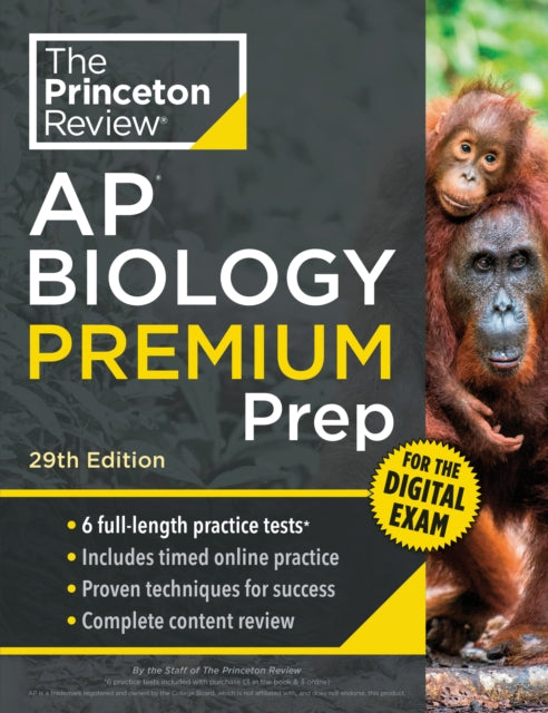 Princeton Review AP Biology Premium Prep, 29th Edition: 6 Practice Tests + Digital Practice Online + Content Review