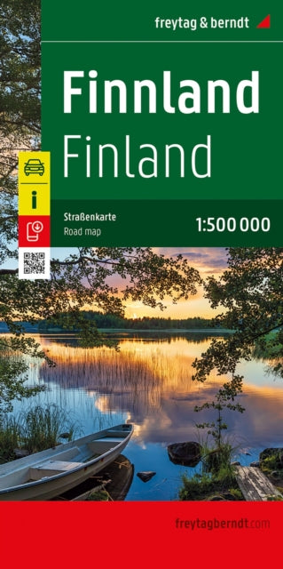 Finland Road Map: 1:500,000 scale