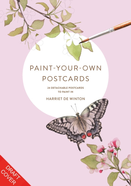 Paint-Your-Own Botanical Postcards: 24 detachable postcards to paint in