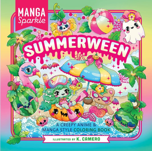 Manga Sparkle: Summerween: A Creepy Anime & Manga Style Coloring Book