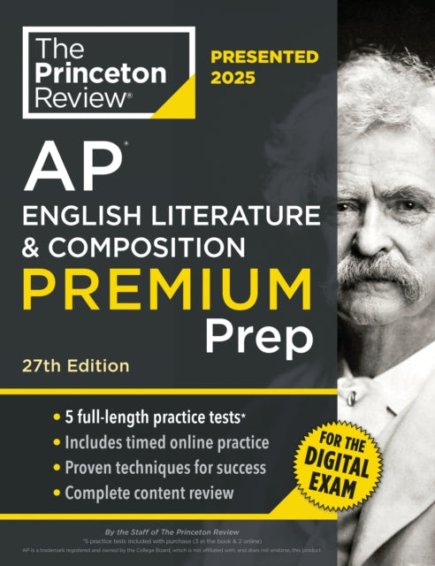 Princeton Review AP English Literature & Composition Premium Prep, 27th Edition: 6 Practice Tests + Digital Practice Online + Content Review