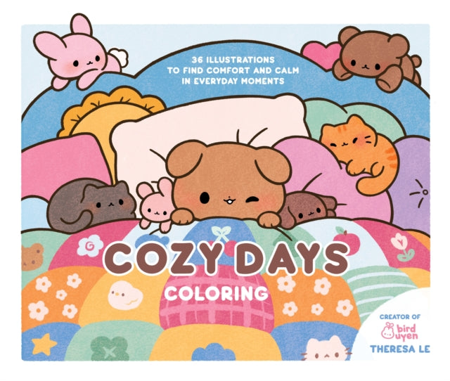 Cozy Days Coloring: 36 Illustrations to Find Comfort and Calm in Everyday Moments