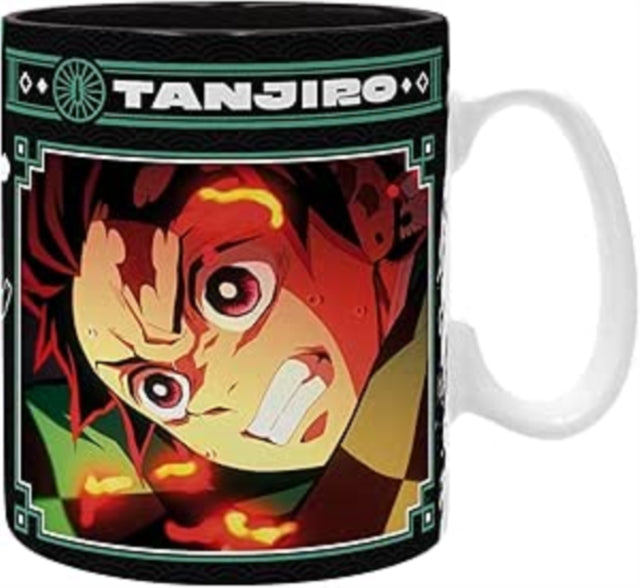 DEMON SLAYER - Mug - 460 ml - Tanjiro black & green S2 - subli -box cover