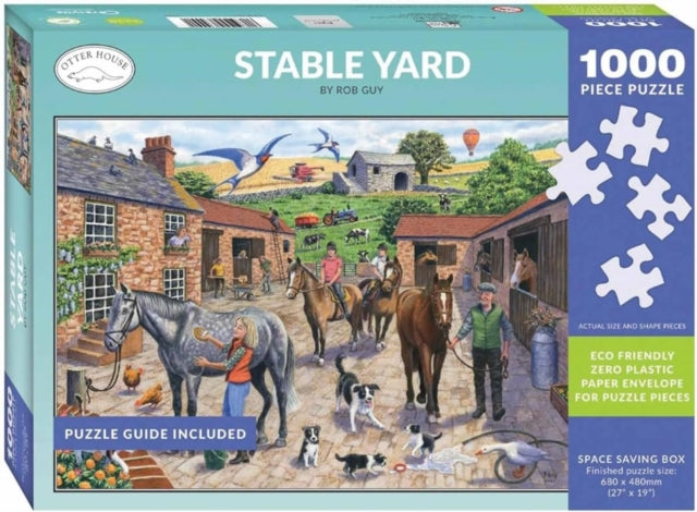 Jigsaw 1000 Piece - Stable Yard (L) cover