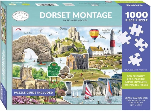 Jigsaw 1000 Piece - Dorset Montage (L) cover