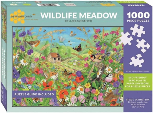 Jigsaw 1000 Piece - Wildlife Meadow (The British Bee Charity) (L) cover
