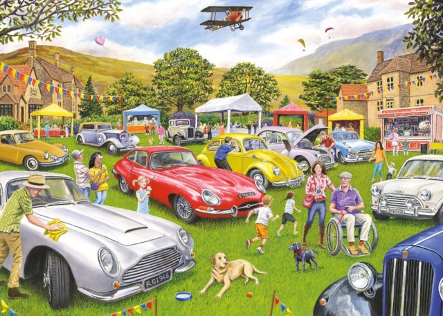 Jigsaw 1000 Piece - Village Motor Show (L) cover